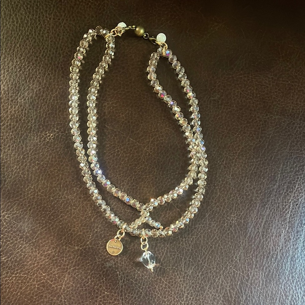 Elegant Gold and Silver Double-Strand Necklace